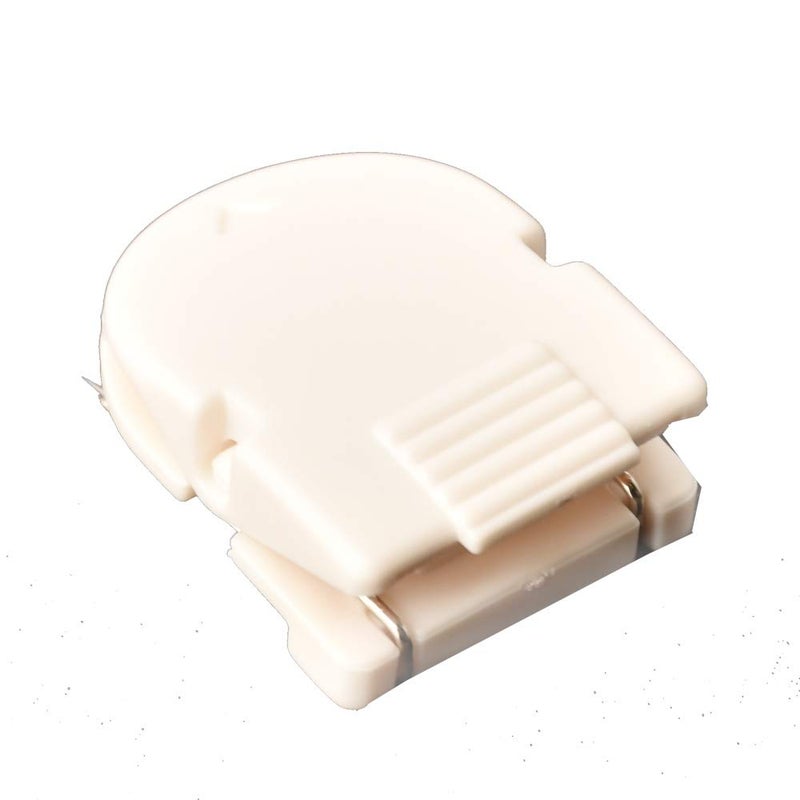 MIKE Gloperti Panel Cubicle Clip for Fabric Panels, Standard Size, 40-Sheet Capacity, Pack of 20, White - Image 5